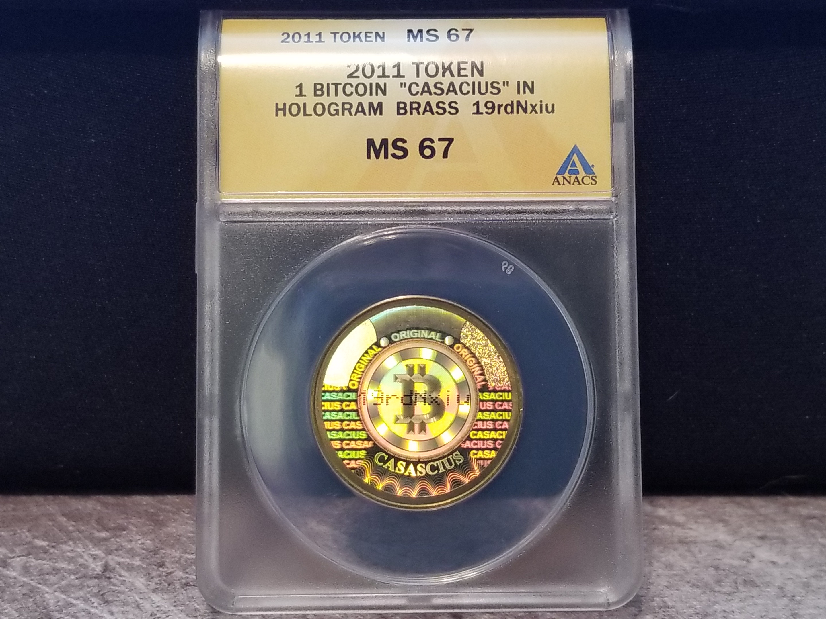 Casascius 2011 Error Coin